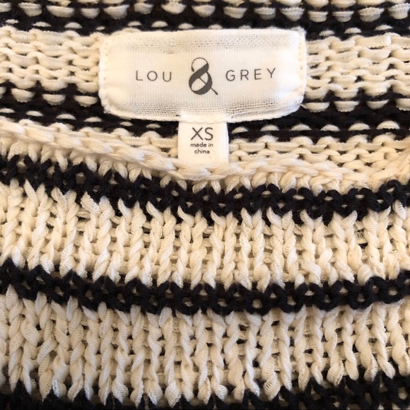 Lou & Grey striped knit sweater , size XS - Picture 4 of 5